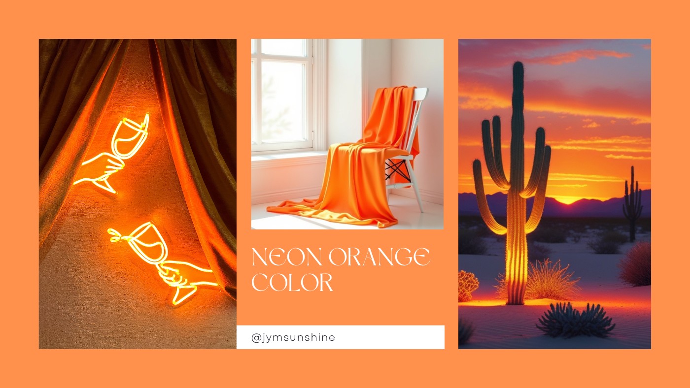 Neon Orange Color